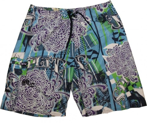 Globe Skateboard Herren Badeshort Split Purple/Blue/Green