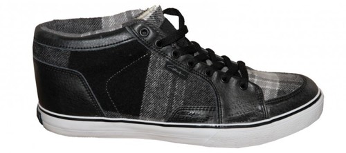 Circa Skateboard Damen Schuhe Pusher Black/ Grey Plaid