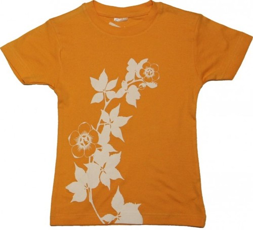 Myskatebrand Skateboard Girlie T-Shirt  Yellow