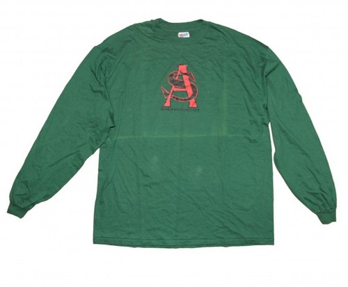 Hanes  Skateboard Langarm T-Shirt Salman Agah Green 1 B Ware