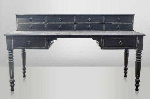 Casa Padrino Luxus Antik Stil Sekret�r Schreibtisch - Massiv England Vintage Wood - Empire Jugendstil Barock Kolonial - Massivholz