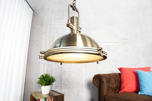Casa Padrino Industrial H�ngeleuchte Bronze Mod2 45 cm - Industrie Design Vintage Lampe Leuchte