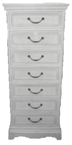 Casa Padrino Landhaus Stil Schrank mit 7 Schubladen Shabby Chic