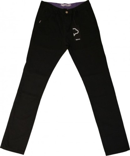 Bj�rkvin Skateboard Chino Pant Bird Black - Chino Hose Schwarz