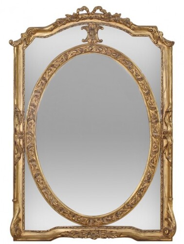 Casa Padrino Barock Wandspiegel Gold - Italienischer Antik Stil - 120 x 80 cm - Edel & Prunkvoll