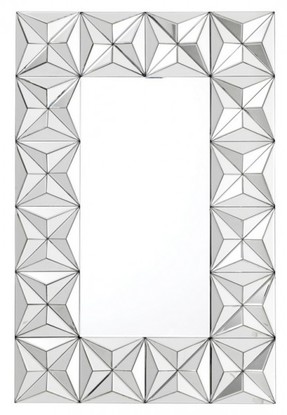 Casa Padrino Luxus Wand Spiegel Art Deco mit Spiegelrahmen 120 x 80 cm - Wandspiegel