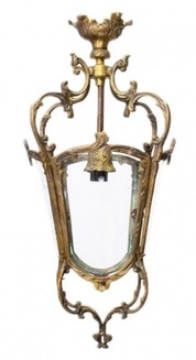 Casa Padrino Barock H�ngeleuchte Messing Oxidiert Antik Stil  Deckenlaterne - Restaurant - Hotel Lampe Leuchte Laterne