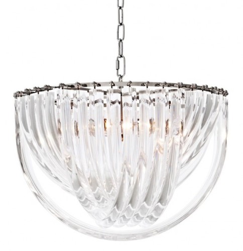 Casa Padrino Art Deco Murano Haengeleuchte 50cm x H33 cm-  Mbel Lster Leuchter Hngeleuchte Hngelampe