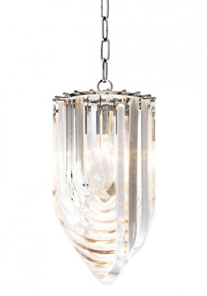 Casa Padrino Art Deco Murano Haengeleuchte 25cm x H50 cm-  M�bel L�ster Leuchter H�ngeleuchte H�ngelampe