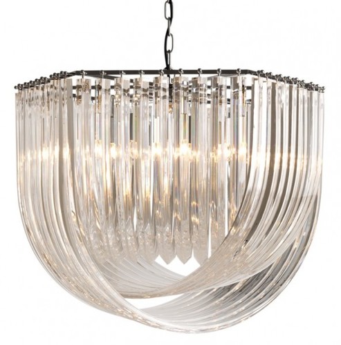 Casa Padrino Art Deco Murano Haengeleuchte 65 x 75cm x H55 cm-  M�bel L�ster Leuchter H�ngeleuchte H�ngelampe