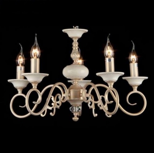 Casa Padrino Barock Decken Kronleuchter Creme Gold 56 x H 36 cm Antik Stil - M�bel L�ster Leuchter H�ngeleuchte H�ngelampe