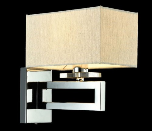 Casa Padrino Jugendstil Wandleuchte Nickel 12 x H 24 cm Jugendstil - Wandlampe Wand Beleuchtung 