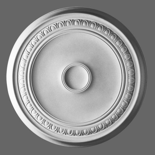 Casa Padrino Stuck Rosette 62 x 62 cm Deckenstuck Deckenrosette Stuckrosette Wandrosette Barock Jugendstil