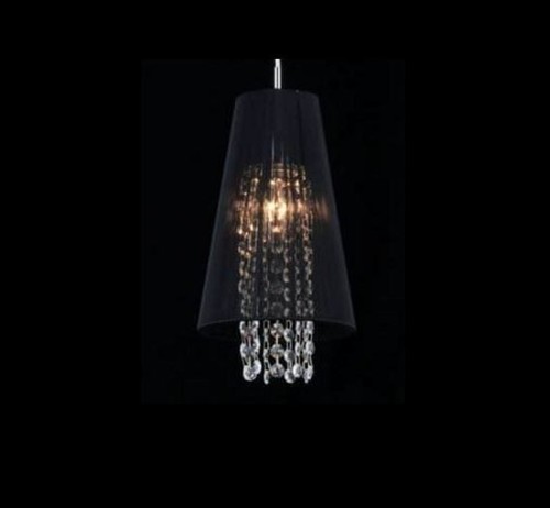 Casa Padrino Jugendstil Kristall Deckenleuchte Nickel 17 x H 100 cm Jugendstil - Deckenlampe Wand Beleuchtung 