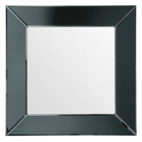 Casa Padrino Luxus Wand Spiegel Neo Klassisch Schwarz / Spiegelglas 91 x 91 cm - Wandspiegel