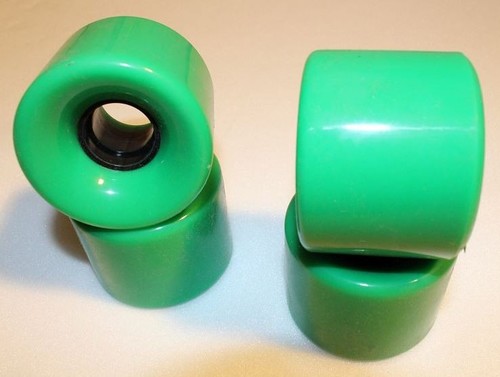 Longboard Skateboard Cruiser Rollen gr�n 58 mm B-Ware