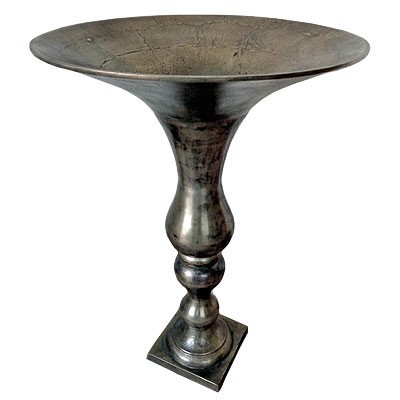 Riesige Casa Padrino Vintage Messing Blumenvase 60 x H 88 cm - Jugendstil Deko Vase Antik Stil