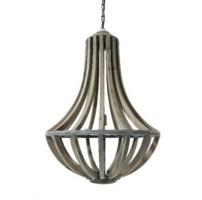 Casa Padrino H�ngeleuchte Deckenleuchte Braun Durchmesser 61 x H 90 cm - M�bel L�ster Leuchter Deckenleuchte Deckenlampe