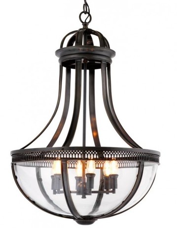 Casa Padrino Luxus Laterne - Luxus Rotguss H�ngeleuchte 