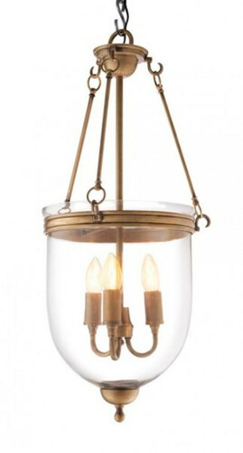 Casa Padrino Luxus Laterne - Luxus Messing H�ngeleuchte Durchmesser 32 x H 70 cm