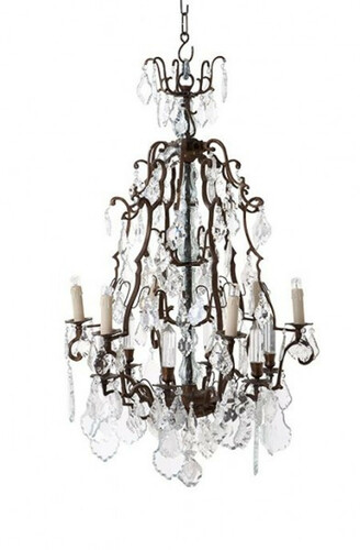 Casa Padrino Luxus Kronleuchter - Luxus H�ngeleuchte Antik Messing Durchmesser 60 H 90 cm