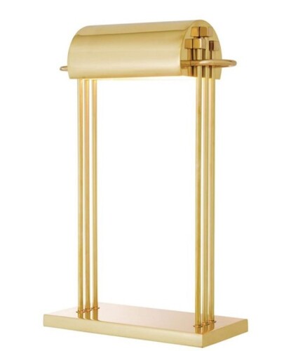 Casa Padrino Luxus Tischleuchte Messing - Luxus Hotel Restaurant Leuchte