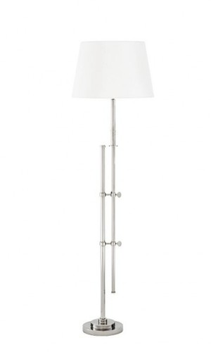 Casa Padrino Luxus Stehleuchte Nickel - Luxus Hotel Restaurant Leuchte