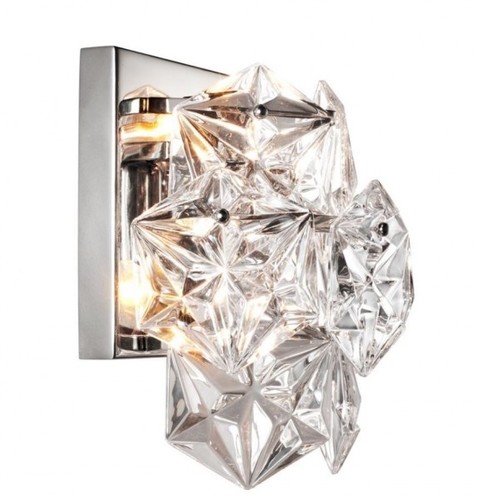 Casa Padrino Luxus Wandleuchte Nickel - Luxury Collection