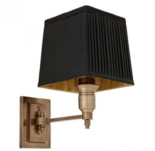 Casa Padrino Luxus 1er Messing Wandleuchte - Luxus Leuchte