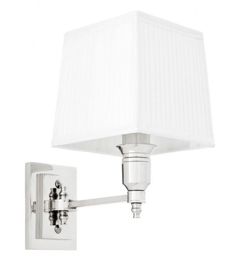 Casa Padrino Luxus 1er Wandleuchte Nickel - Luxus Qualit�t