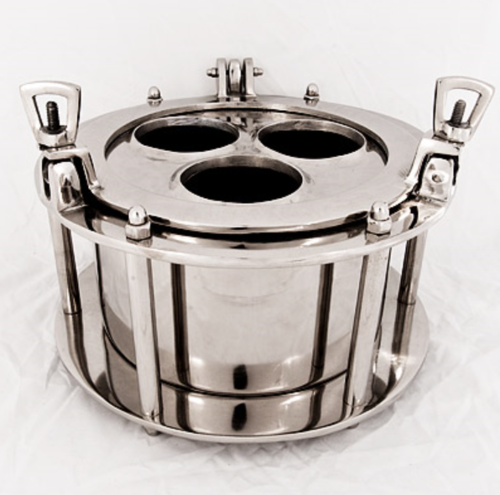 Casa Padrino Designer Flaschenst�nder Durchmesser 32 x H 16 cm - Luxus Qualit�t