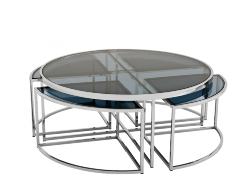 Casa Padrino Art Deco Luxus Couchtisch - Wohnzimmer Salon Tisch - Luxus Qualit�t