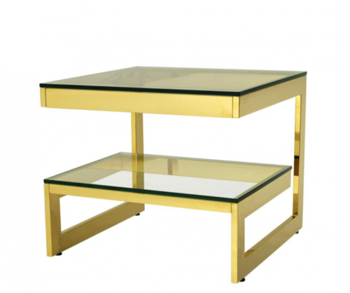 Casa Padrino Luxus Art Deco Designer Beistelltisch Gold - Hotel Tisch M�bel