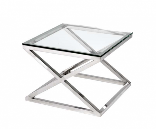 Casa Padrino Luxus Art Deco Designer Beistelltisch 65 x 65 x H. 49 cm - Luxus Qualit�t