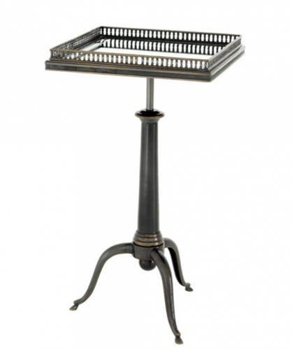 Casa Padrino Luxus Art Deco Designer Beistelltisch Anthrazit - Hotel Tisch M�bel