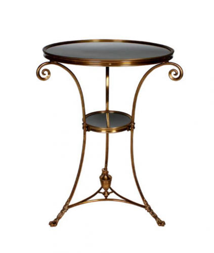 Casa Padrino Luxus Art Deco Designer Beistelltisch Antik Messing - Luxus Beistelltisch