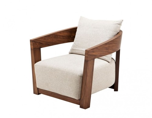 Casa Padrino Luxus Art Deco Mahagoni Sessel - Luxus Hotel M�bel