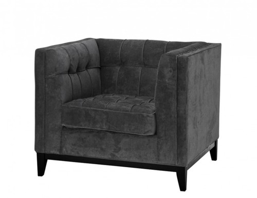 Casa Padrino Luxus Designer Hotel Sessel Schwarz - Luxus Qualit�t