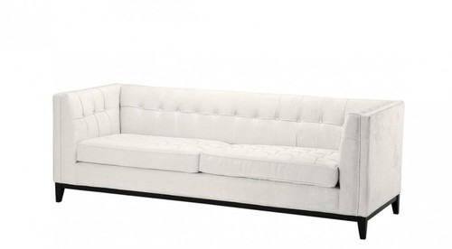 Casa Padrino Luxus Sofa Wei� - Wohnzimmer M�bel