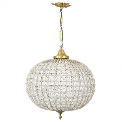 Casa Padrino Barock Decken H�ngeleuchte 35 x H 65 cm - Glas Leuchte / Oxide