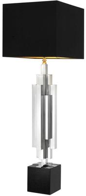 Casa Padrino Luxus Tischleuchte 16 x H. 110 cm - Designer Tischlampe