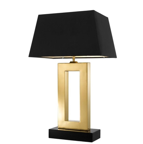 Casa Padrino Designer Tischleuchte 45 x H. 71 cm - Luxus Tischlampe