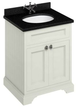 Casa Padrino Luxus Waschschrank / Waschtisch mit Granitplatte und 2 T�ren - Limited Edition 