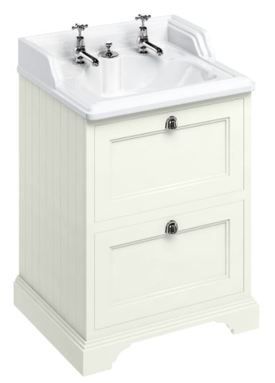 Casa Padrino Keramik Waschschrank mit 2 Schubladen - Luxus Waschtisch 