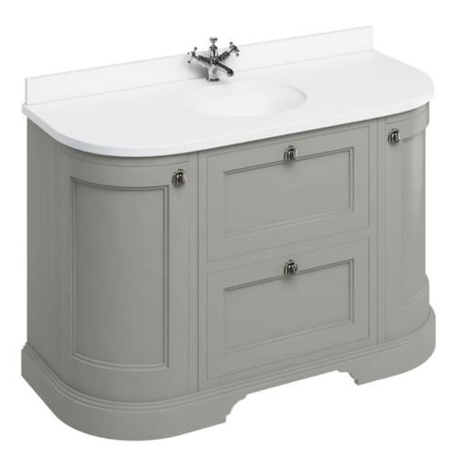 Casa Padrino Waschschrank / Waschtisch mit Marmorplatte T�ren und Schubladen 