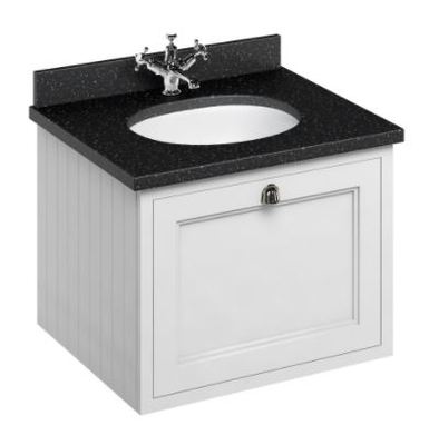 Casa Padrino Luxus H�nge-Waschschrank / Waschtisch mit Granitplatte und Schublade - Jugendstil Design