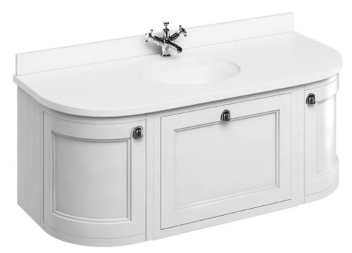 Casa Padrino Luxus H�nge-Waschschrank / Waschtisch mit Marmorplatte Schublade und 2 T�ren 