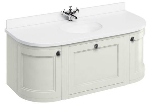 Casa Padrino Luxus H�nge-Waschschrank / Waschtisch mit Marmorplatte Schublade und 2 T�ren