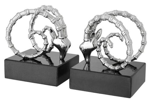 Casa Padrino Designer Buchsttzen 2er Set - Luxus Hotel Dekorationen