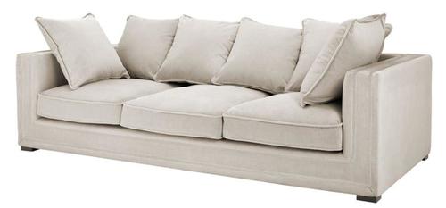Casa Padrino Luxus Designer 3er Sofa Grau - Luxus Hotel M�bel